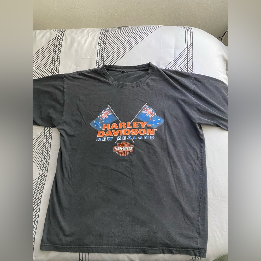 Harley Davidson New Zealand T-shirt Vintage